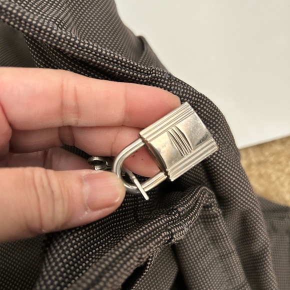 Authentic Hermes Tote Canvas Bag - Picture 9 of 14